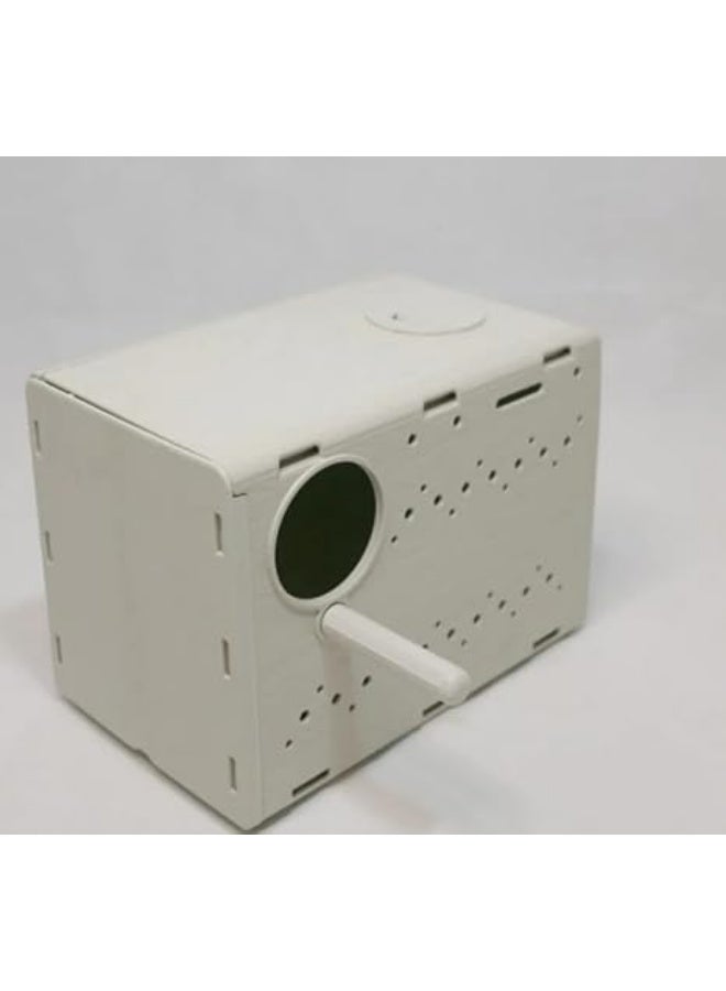 عش عصافير بلاستيكي فاخر مزود بدرج سحب وفتحات تهوية - مقاس 23×17 سم - Image 2